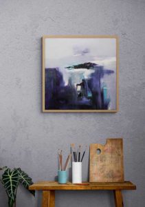 Purple Abstract - Anita Øren Purple Abstract - Anita Øren
