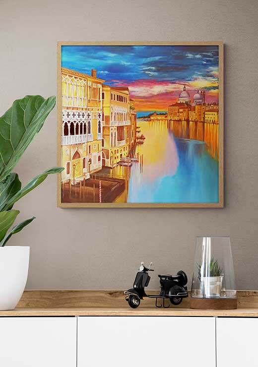 Reflection On The Grand Canal Venezia - Anna Rita Angiolelli Reflection On The Grand Canal Venezia - Anna Rita Angiolelli