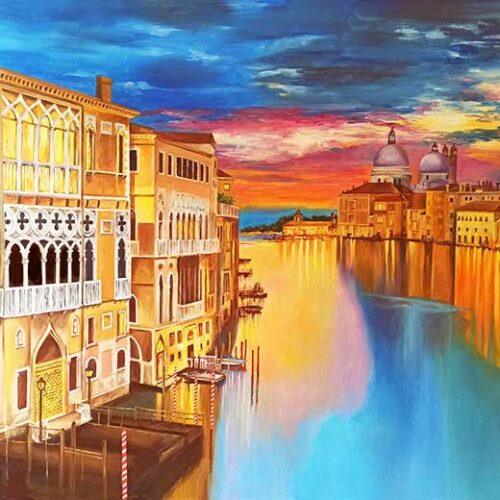 Reflection On The Grand Canal Venezia - Anna Rita Angiolelli Reflection On The Grand Canal Venezia - Anna Rita Angiolelli