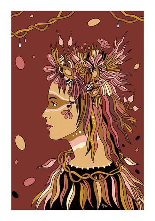 Flora Fabula Girl 1 - Julie Austnes Flora Fabula Girl 1 - Julie Austnes