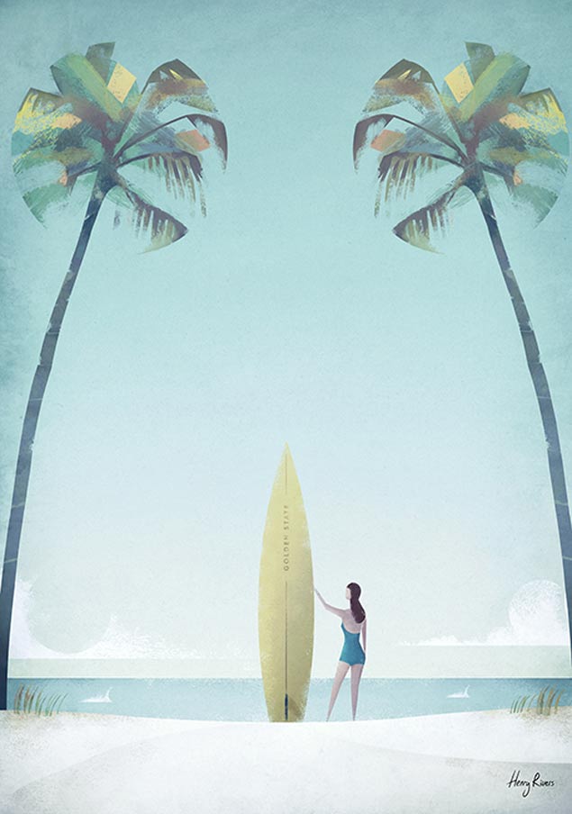 Surf Girl II - Henry Rivers Surf Girl II - Henry Rivers