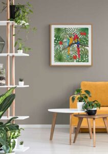 Tropical Forest With Parrots - Renate Holzner Tropical Forest With Parrots - Renate Holzner