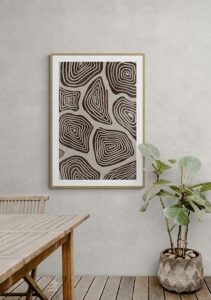 Brown and Beige Shapes Brown and Beige Shapes