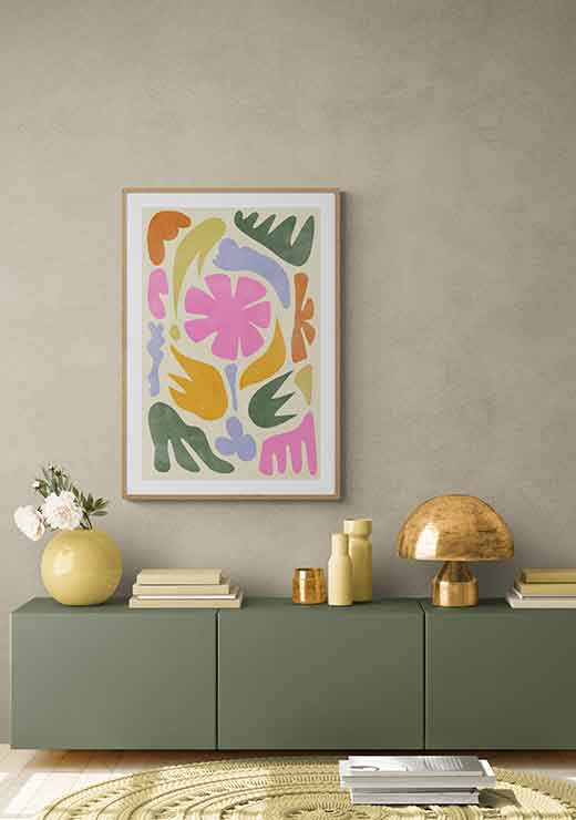 Colorful Flower Shapes Colorful Flower Shapes