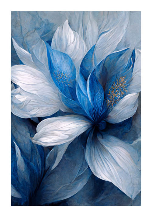 Blue Flower A - Winnie Møller Blue Flower A - Winnie Møller