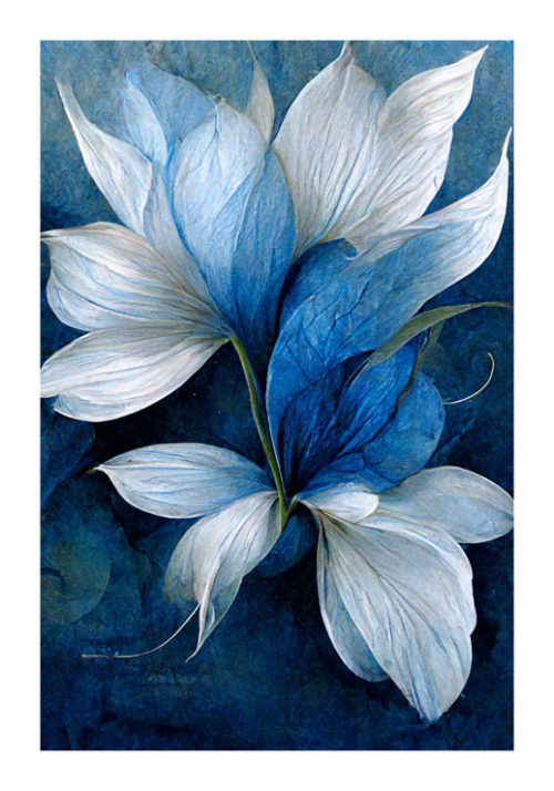 Blue Flower B - Winnie Møller Blue Flower B - Winnie Møller