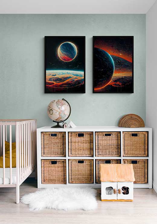 Planets in Space 1 - Winnie Møller Planets in Space 1 - Winnie Møller