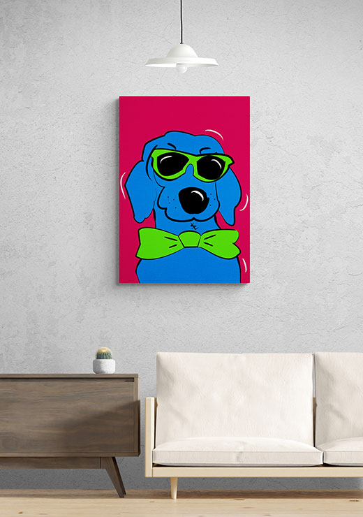 Cool Dog Portrait - Sannel Larson Cool Dog Portrait - Sannel Larson