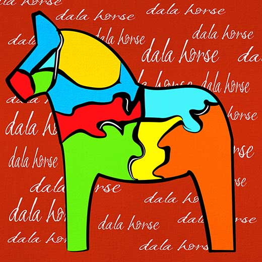 Dala Horse - Sannel Larson Dala Horse - Sannel Larson