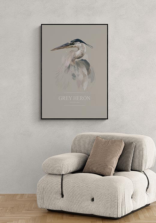 Grey Heron - Gabriella Roberg Grey Heron - Gabriella Roberg