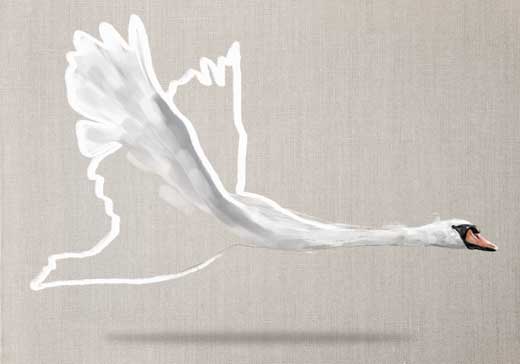 Winged One Canvas - Gabriella Roberg Winged One Canvas - Gabriella Roberg