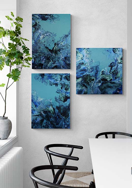 The Waves Come Crashing in 2 - ReCreative Artwork The Waves Come Crashing in 2 - ReCreative Artwork
