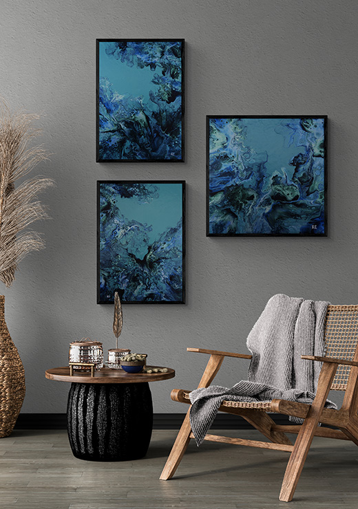 The Waves Come Crashing in 3 - ReCreative Artwork The Waves Come Crashing in 3 - ReCreative Artwork