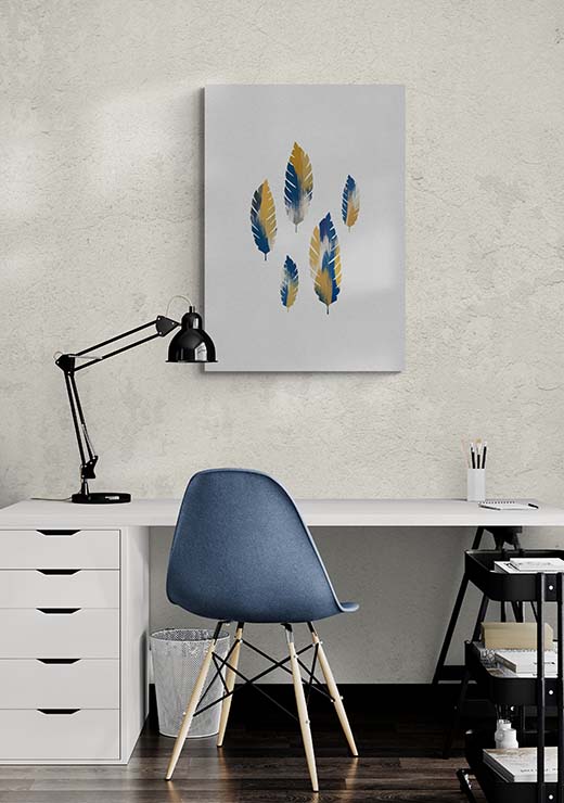 Leaves Blue - Orara Studio Leaves Blue - Orara Studio