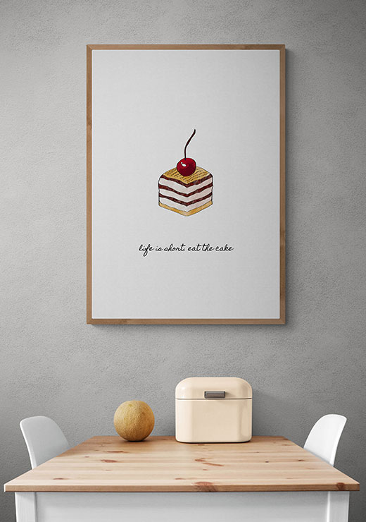 Life Is Short. Eat The Cake - Orara Studio Life Is Short. Eat The Cake - Orara Studio