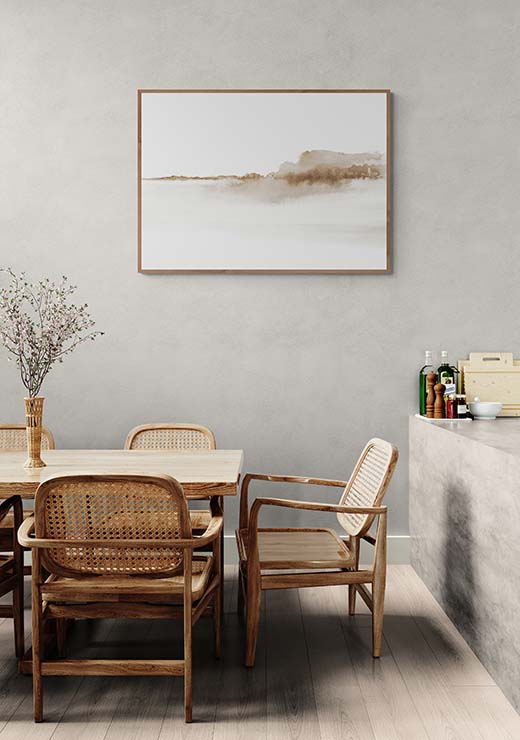 Watercolor Landscape No. 11 Sepia - Nouveau Prints Watercolor Landscape No. 11 Sepia - Nouveau Prints