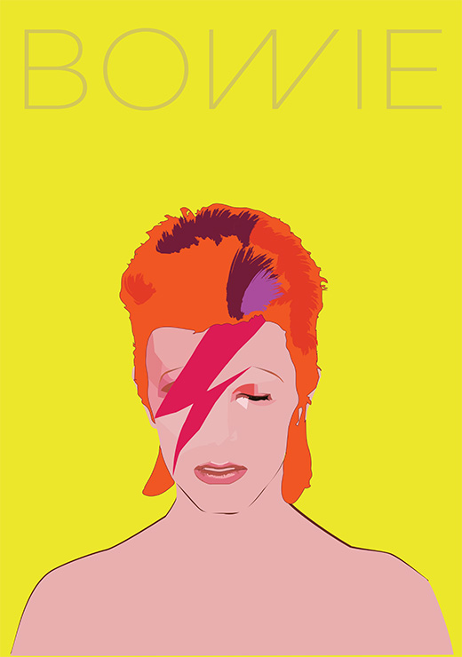 Bowie - Gul - Dorte Bjørnung Bowie - Gul - Dorte Bjørnung