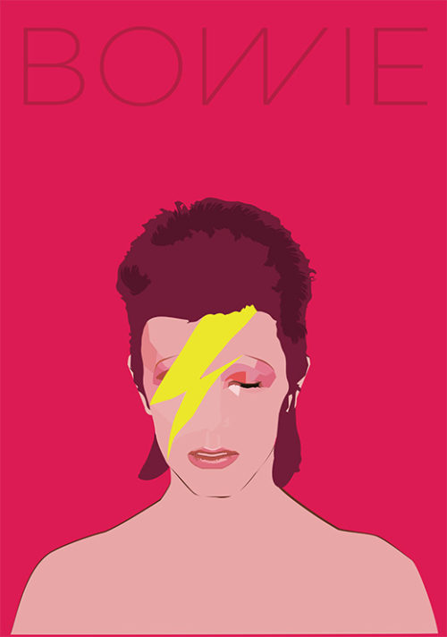 Bowie - Rød - Dorte Bjørnung Bowie - Rød - Dorte Bjørnung