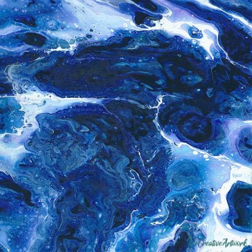 Happy Blue - ReCreative Artwork Happy Blue - ReCreative Artwork