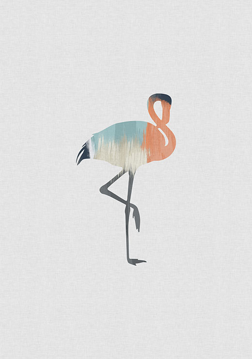 Pastel Flamingo - Orara Studio Pastel Flamingo - Orara Studio