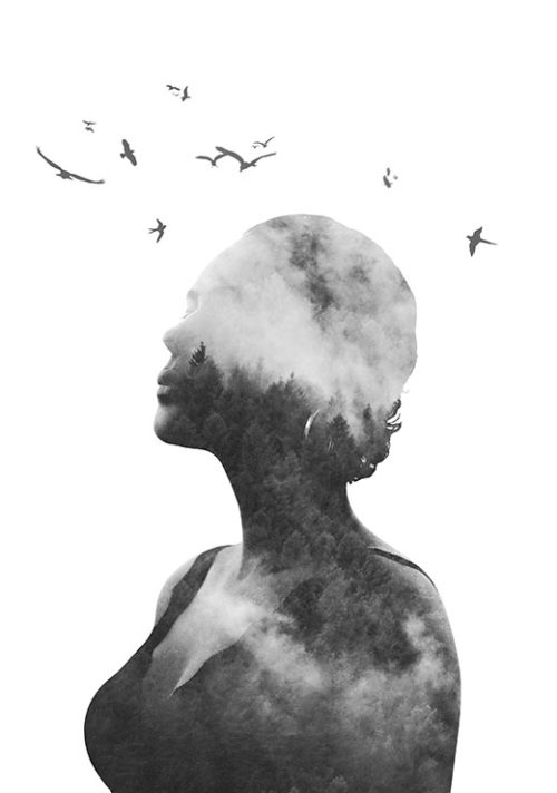 Thoughtful Black and White