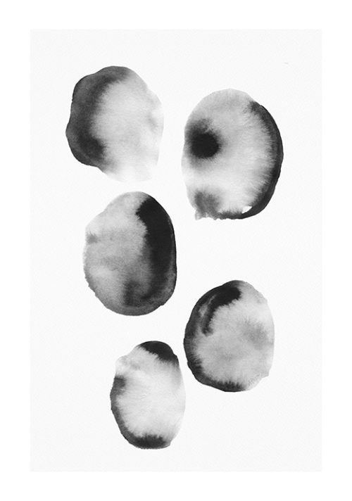 Watercolor Drops - Anne Hvidt