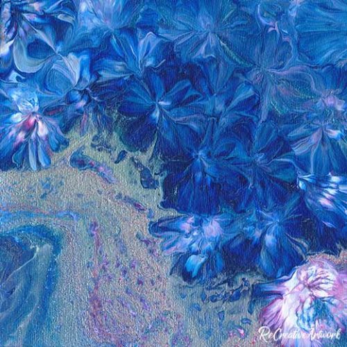 Flowers by the River - ReCreative Artwork Flowers by the River - ReCreative Artwork
