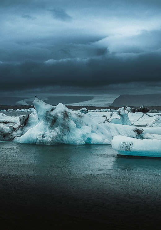 Icebergs of the Melting Glaciers - Gustav Mørch Icebergs of the Melting Glaciers - Gustav Mørch