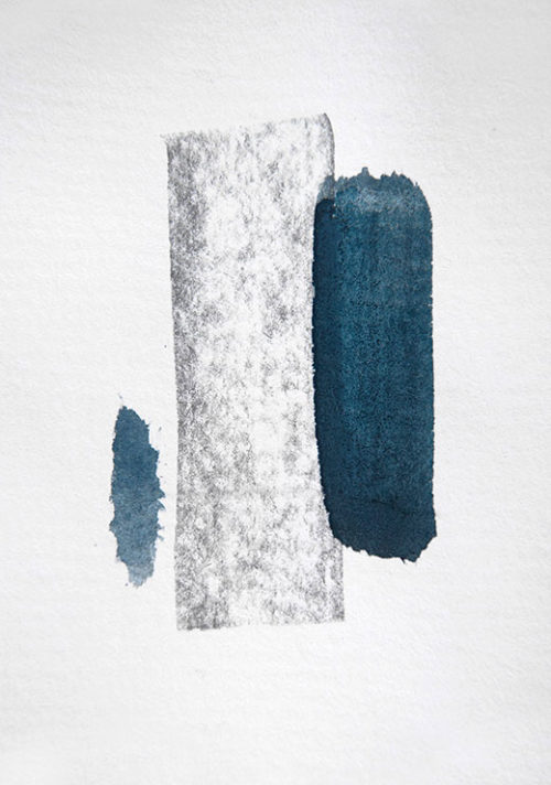 Minimal Abstract Aquarelle and Charcoal - Studio Nahili Minimal Abstract Aquarelle and Charcoal - Studio Nahili