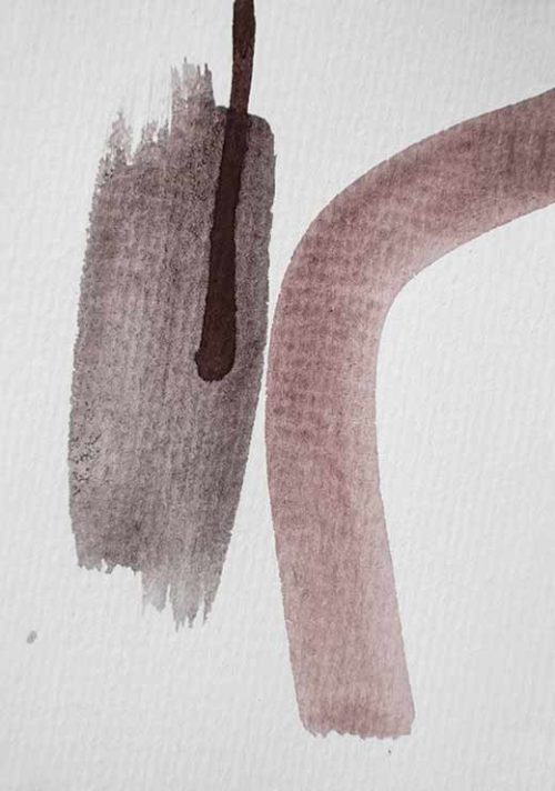 Aquarelle Meets Pencil - Nude and Earth - Studio Nahili