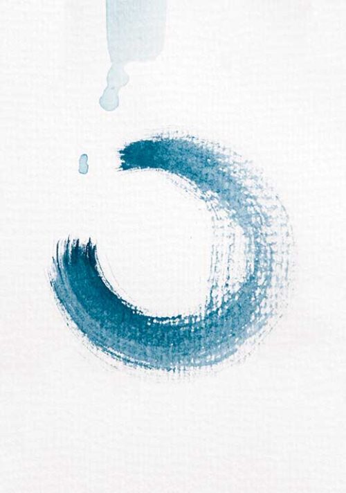 Aquarelle Meets Pencil - Circle - Studio Nahili Aquarelle Meets Pencil - Circle - Studio Nahili