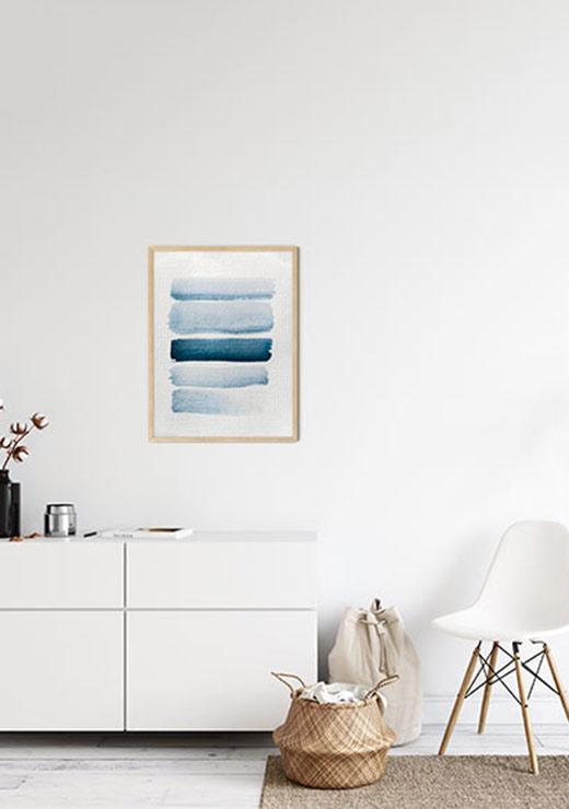 Aquarelle Meets Pencil - Stripes - Studio Nahili Aquarelle Meets Pencil - Stripes - Studio Nahili