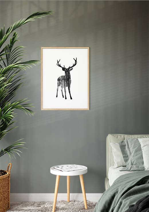 Deer in The Woods Deer in The Woods