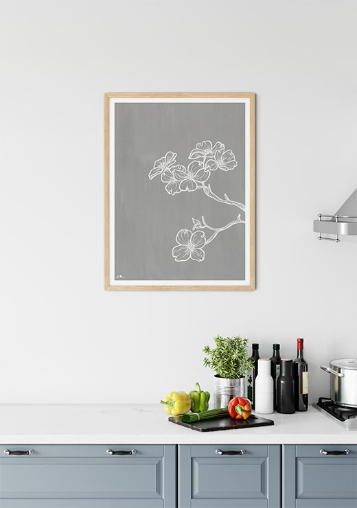 Dogwood BW - Agave Designs Dogwood BW - Agave Designs
