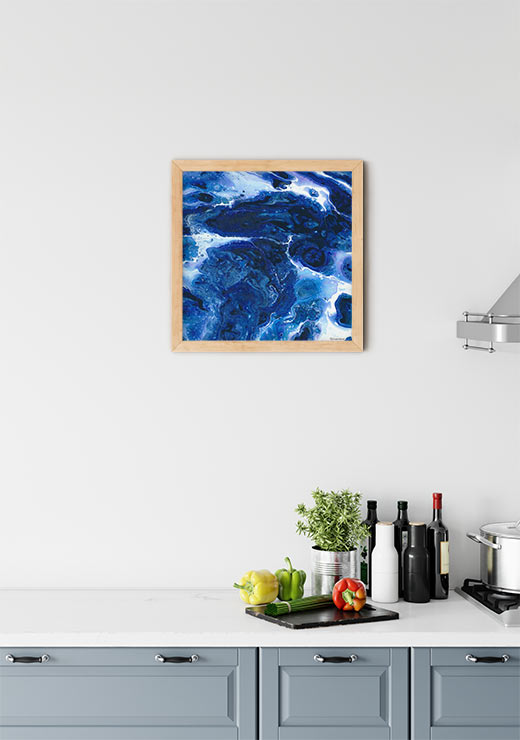 Happy Blue - ReCreative Artwork Happy Blue - ReCreative Artwork