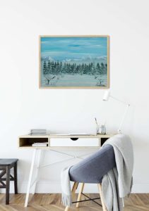 Skispor i Vinterland - ARO Art Skispor i Vinterland - ARO Art