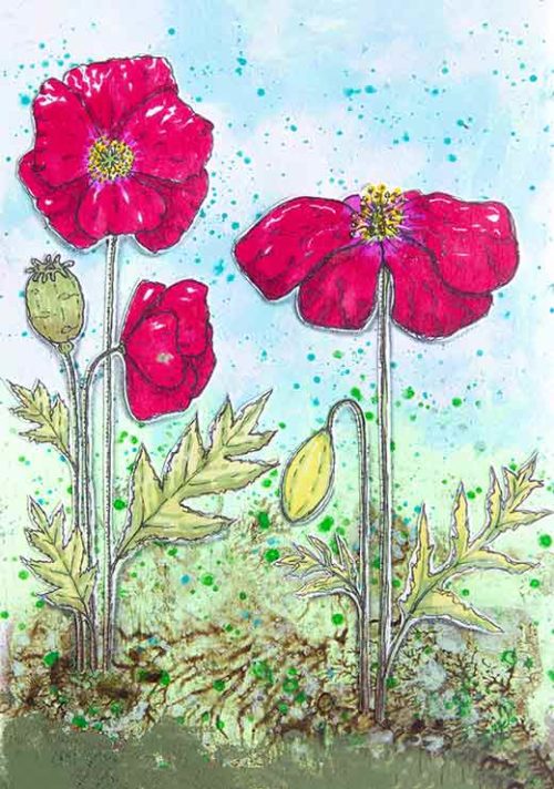 In My Garden no. 4 - Melina Dahl Design In My Garden no. 4 - Melina Dahl Design