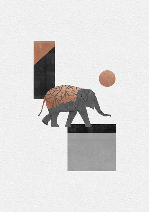 Elephant Mosaic I - Orara Studio Elephant Mosaic I - Orara Studio