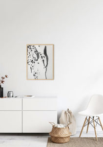 Abstract Color Confetti - Grey Black - Studio Nahili Abstract Color Confetti - Grey Black - Studio Nahili