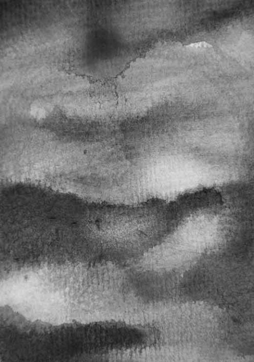 Aquarelle Meets Pencil - Black CLOUDS - Studio Nahili Aquarelle Meets Pencil - Black CLOUDS - Studio Nahili