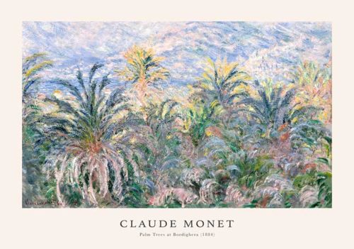 Palm Trees at Bordighera - Claude Monet Palm Trees at Bordighera - Claude Monet
