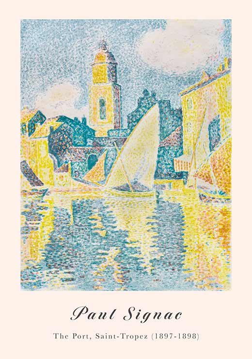 The Port, Saint-Tropez - Paul Signac The Port, Saint-Tropez - Paul Signac