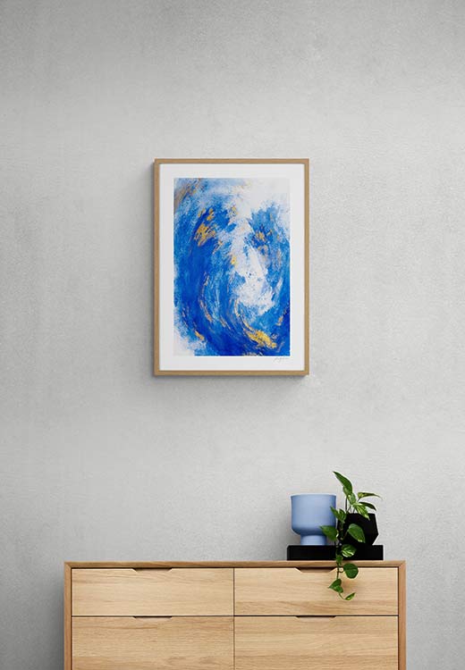 Blue no. 4 - Art by Frida Lifbom Blue no. 4 - Art by Frida Lifbom