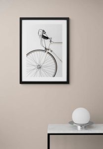 White Minimal Bicycle LOVE - Studio Nahili White Minimal Bicycle LOVE - Studio Nahili
