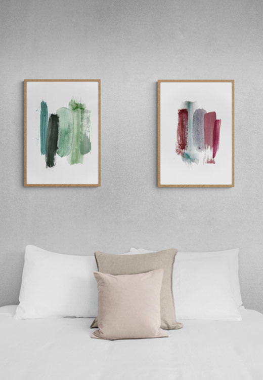 Abstract Aquarelle - Earthy Colors of the WOODS - Studio Nahili Abstract Aquarelle - Earthy Colors of the WOODS - Studio Nahili
